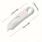 Portable Mini Ceramic Utility Knife Safe Blades Box Packaging Opener Cutting Tools With Keychain Hang Hole With Magnetic Suction