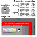Retro VHS Style Mouse Pad Xxl Computer Large Size Mousepad Non-slip Gamer Keyboard Mausepad 90x40cm Art Design HD Deskmat Carpet