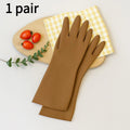 1 Pair Thick Latex Kitchen Rubber Gloves for Dishwashing Cleaning and Household Chores Durable and Comfortable,Waterproof