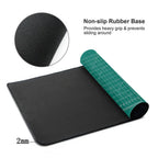 Cutting-Mat-white-on-black Mouse Pad Office Gaming Laptop Deskmat Anime Mousepad Gamer Keyboard Mouse Mat Computer Accessories