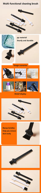 2pcs Small Household Appliance Cleaning Brushes, Plastic Dust Removal Mini Computer Keyboard Brushes, Multi-Functional Cleaning