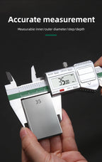 ET54 LCD Stainless Steel Caliper 150mm Fractional/mm/inch 0.01mm Precision Measuring Caliper IP54 Waterproof Electronic Caliper