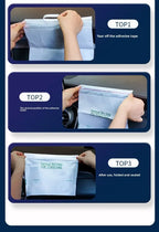 Self-Adhesive Disposable Trash Bag Thicken Waterproof Garbage Bag Leak-Proof Rubbish Storage Bag for Car/Home/Office