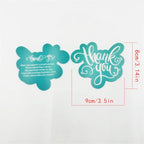 100/50Pcs Unique Thank You Cards Small Business Pink Blue Double-Sided Thank You Cards Unique Package Insert Notes for Gifts