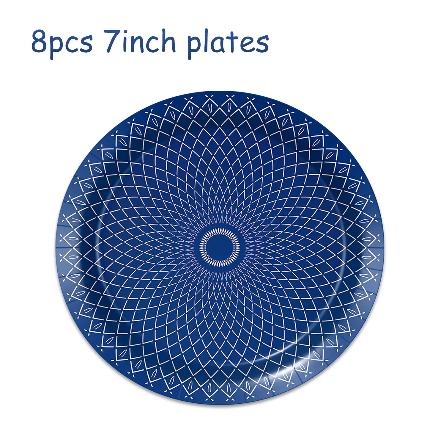 Blue and White Porcelain Paper Plates Napkins,Tableware For Birthday Decoration Wedding Decoration,Table Decor Party Supplies