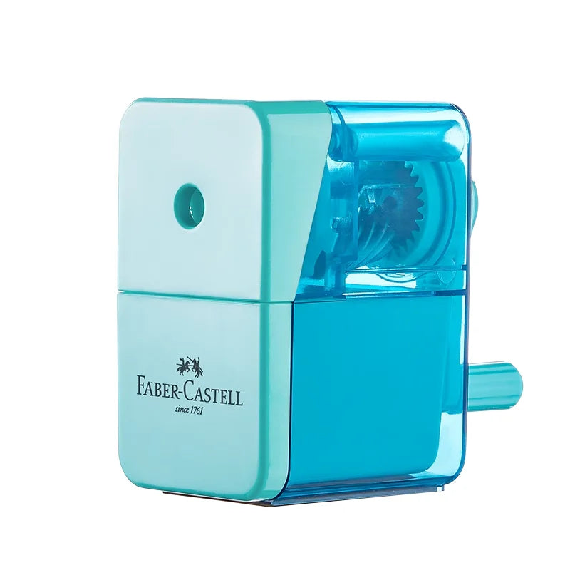 Faber-Castell Automatically Enters Lead Pencil Sharpener Desktop Rotary Anti Sticking Lead Second gear Hand-cranked Sharpener