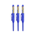 45mm Waterproof Deep Hole Marker Pens Long Nib Head Carpenter Pen Black/Blue/Red Ink for Multi-Purpose Woodworking Hand Tools