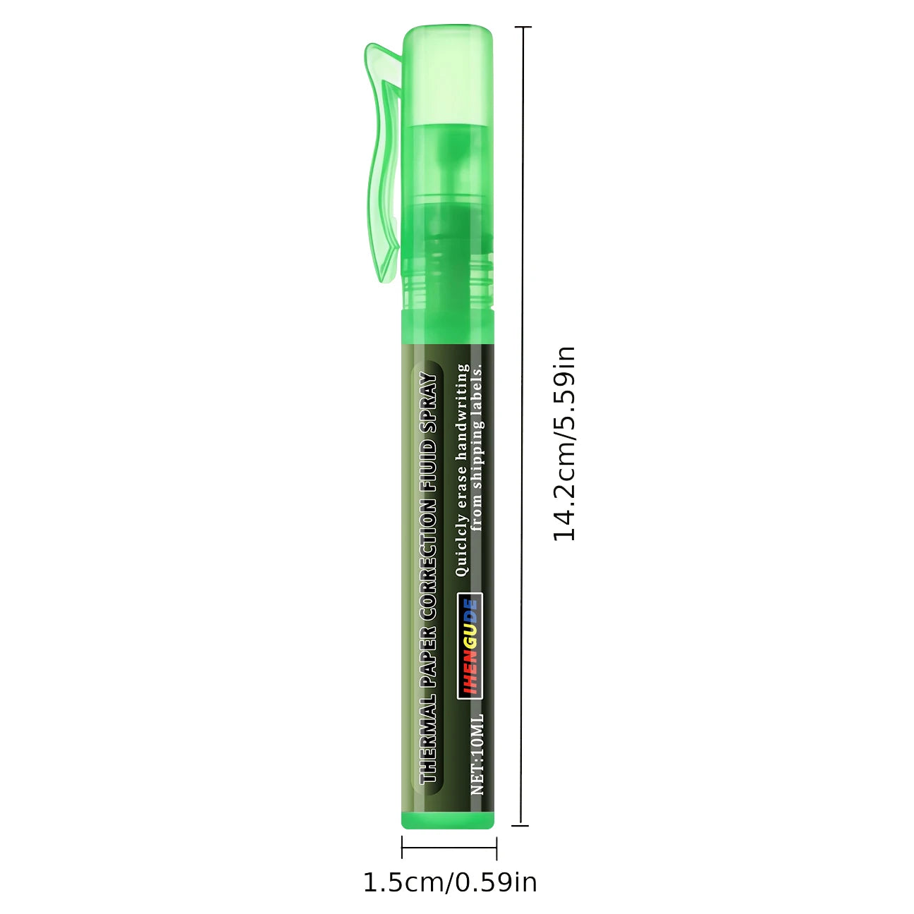 10ml Erasing Liquid Spray Pen - a Quick Correction Fluid Suitable for Thermal Paper, Can Quickly Erase Data, Protect Personal Information, a Portable and Convenient Tool for Protecting Privacy in Express Delivery