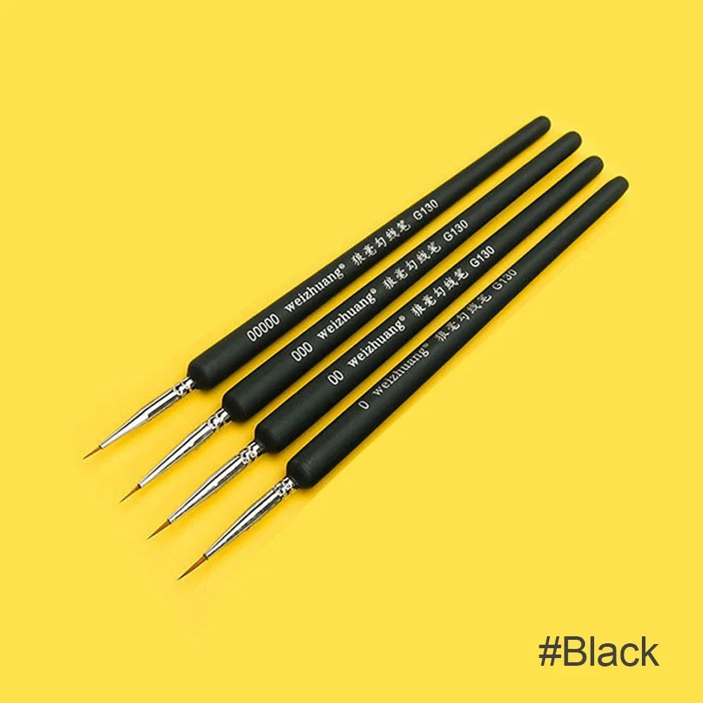 3/4Pcs Wolves Hair Brush Chinese Calligraphy Pen Hook Line Paint Brush Chinese Calligraphy Brush Art Oil Painting Drawing Brush