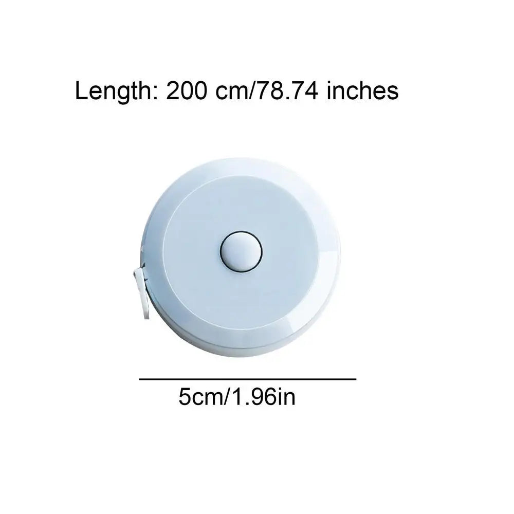 2M Tape Measure Retractable Body Measurement Tape Measuring Ruler Double Scales Metric Meter Ruler Tailor Craft Measuring Tools