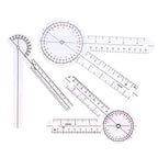 0- 360 Degree Goniometer Angle Medical Spinal Angle Ruler Angle Inclinometer Ruler Protractor Angle Finder Measuring Tools New