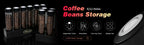 Coffee Beans Storage Container Tube Display Rack Tea Bottle Glass Single Dose Espresso Accessory Coffeware Set Barista Tool Gift