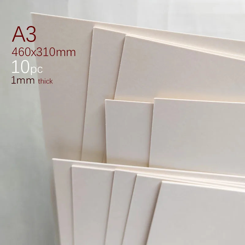 Thick Paper Hard Cardboard 1mm 1.2mm White Kraft 2 Sides Color Diy Handmake Card Making Craft Paper Chipboard Backing Board