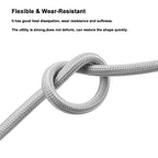 3/8meters PET Braided Cable Sleeve 3mm~32mm Self-Closed Sheath High Protection Wear Resistant Insulated Sleeving Wire Organizer
