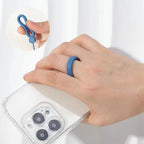 1/5/10Pcs Silicone Mobile Phone Hanging Hyu Ring Anti-Lost Straps Lanyard for iPhone Xiaomi Samsung AirPods Case Holder Pendant