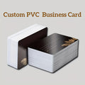 Custom PVC Business Cards Plastic Waterproof Cards Personalized Design Round Corners Glossy Matte Frosted PVC Business Cards