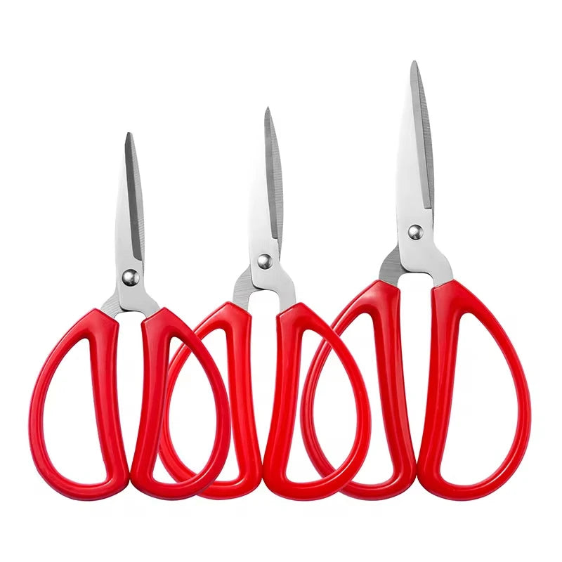 Durable Stainless Steel Household Scissors Sewing Office Scissors Embroidery Leather Fabric Paper Cut Tailor Scissors