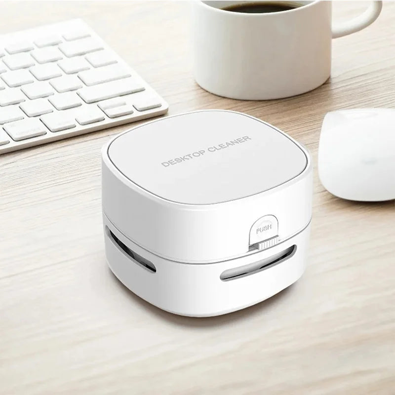 Handheld Mini Desktop Vacuum Desktop Cleaner  Cleaning  Energy Saving 360 Degree Rotation For Keyboard Home Office School