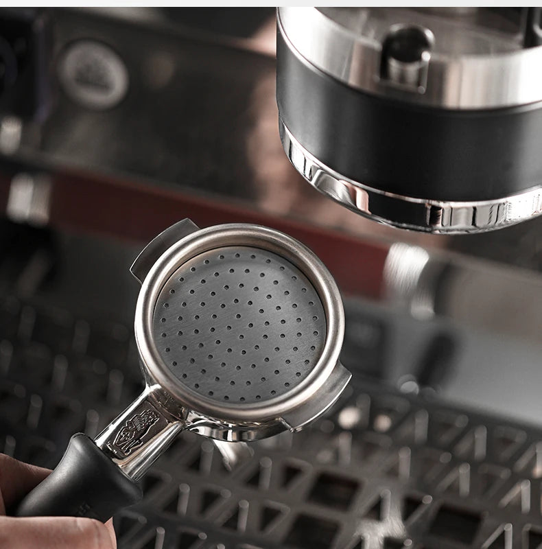 MHW-3BOMBER Titanium Coating Espresso Puck Screen 51/53/58.5mm Reusable Metal Filter 0.8mm Thickness Lower Shower Screen
