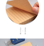 80Pcs Student Office Creative Tearable Memo Grid Memo Paper Self Adhesive Memo Paper Memo Label Stickers