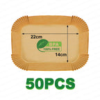Air Fryer Disposable Liners for Ninja Dual XL foodi AF300 AF400 AF451 Non-stick Parchment Paper Sheets Air Fryer Accessories