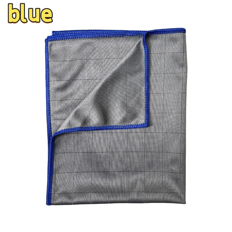 3PCS Carbon Microfiber Cleaning Cloth Lint Free Reusable Kitchen Dish Cloth Glass Window Polishing Streak Free Miracle Clean Rag
