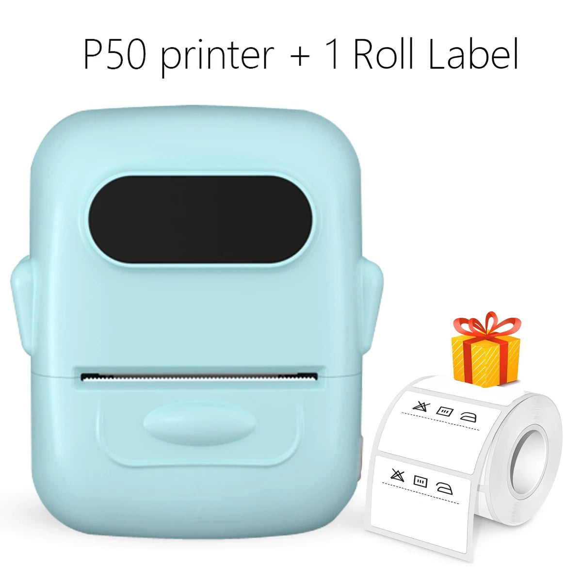 Marklife Thermal Label Printer P50 Protable Bluetooth Wireless Self-Adhesive Printer Tag Price Machine for Office School Kitchen