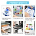 250ML DTF Ink Kit For T-shirt Transfer Printing For Epson L800 L1800 XP-15000 XP600 TX800 P600 P608 P800 DX5 DX7 i3200 4720