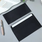 20pcs Black Color Long 24x10.5cm Paper Envelopes for Gift Postcard Letter Packing Envelopes Stationery Wholesale