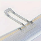 10pcs Square Thickened Binder Clips - Metal Paper Clips - Office Supplies For Documents, Notes & Bookmarking