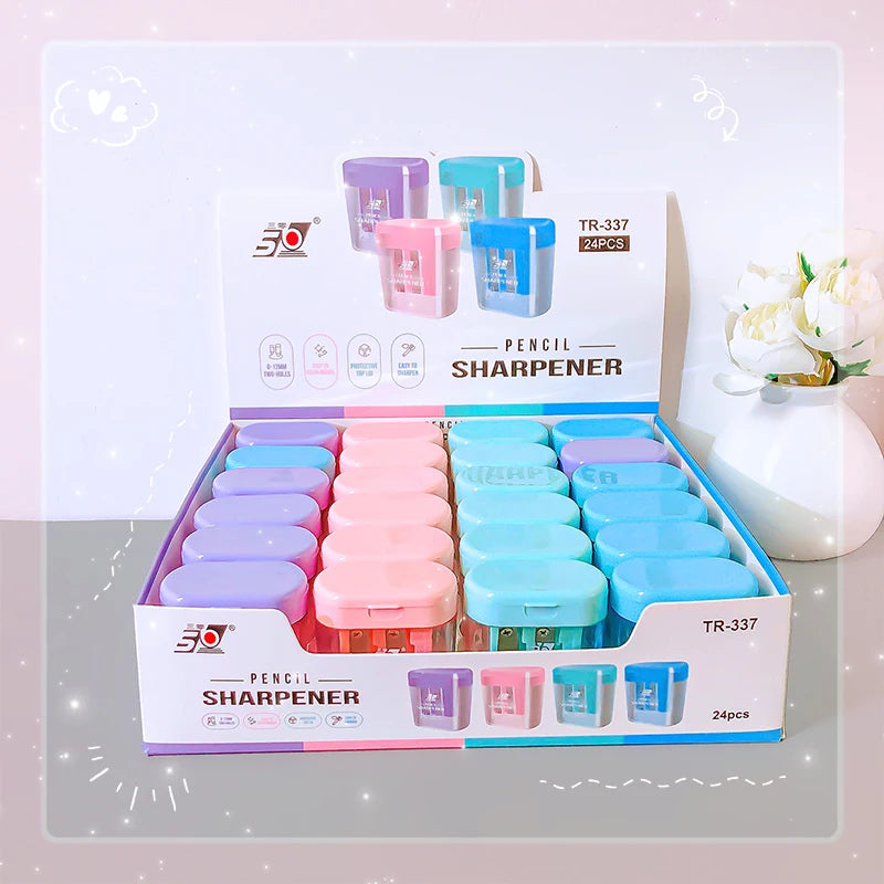 kawaii stationery supplies bar teacher accessories school useful cute Colorful pencil Sharpener aesthetic school supplies