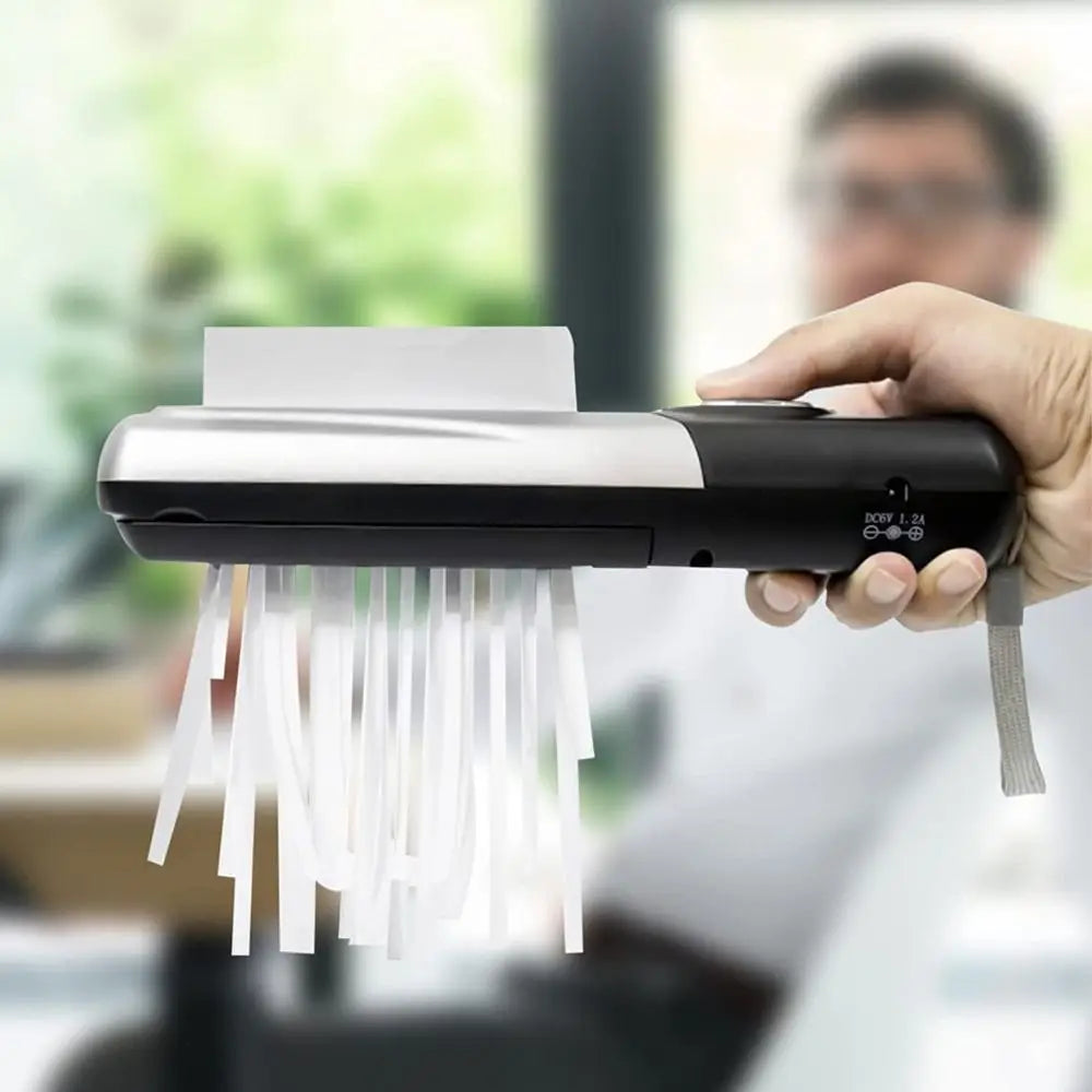 New USB Powered Paper Documents Cutting Tool Shredders Cutting Machine Handheld USB Shredder Paper Shredders Mini Hand Shredder