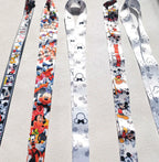 Disney Mickey and Minnie PVC Card Cover Student Campus Hanging Neck Bag Card Holder Lanyard ID Card Holders Key Chain