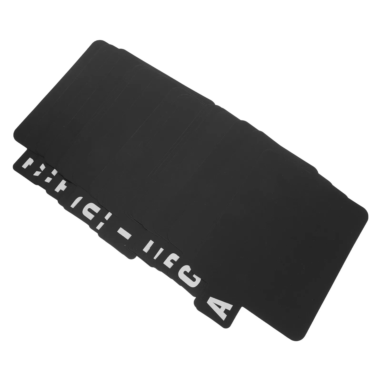 26Pcs Alphabetical Book Dividers Black Plastic Index Tabs Separators for Vinyl Record Cd Dvd Media Organization