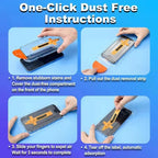 Dust Free Easy Installation HD Screen Protectors For iPhone 18 Pro Max 17 Pro Max 16 Pro 15 14 13 12 11 XR X Air Tempered Glass
