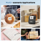 Wireless Label Printer SK58 Inkless Bluetooth Thermal Label Maker Adhesive Label Sticker Machine DIY Pattern Barcode QR Code