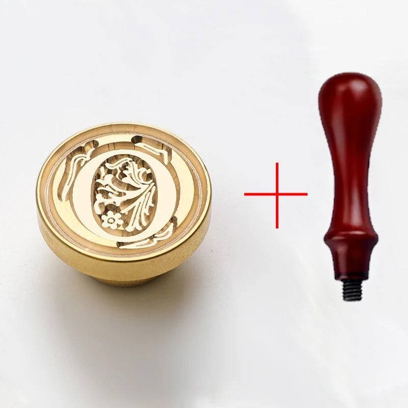 2PCS Clear Sealing Stamp Head Wax Seal Craft Supplies Wax Seal Stamp and Handle Stamp Scrapbooking Supplies Craft HCZ0106
