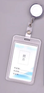 Women Men Card Cover Case Plastic Transparent Business Credit Cards Bank ID Card Sleeve Protect Holder Case for Student