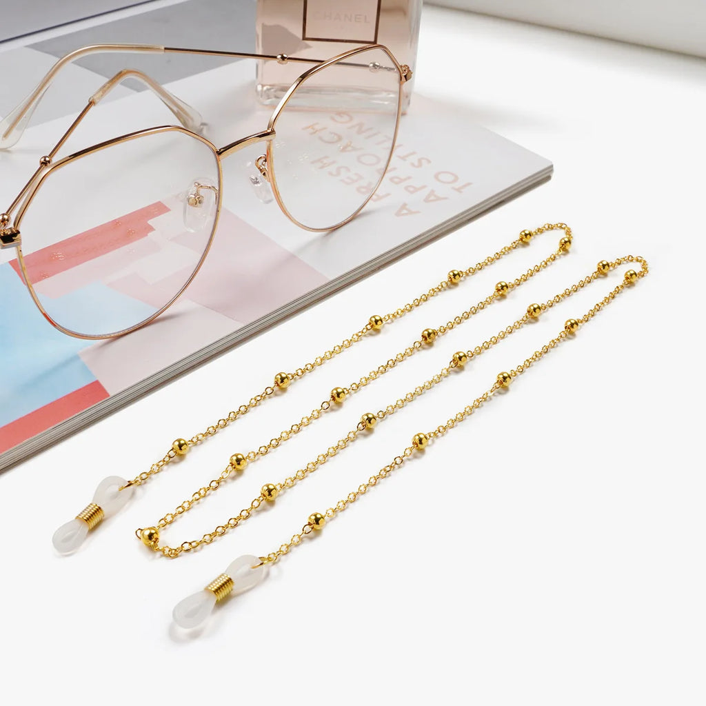1PC Gold Frame Glasses Chain Minimalist Fashion High-Quality Anti-Slip Unisex Eyeglass Strap for Men And Women