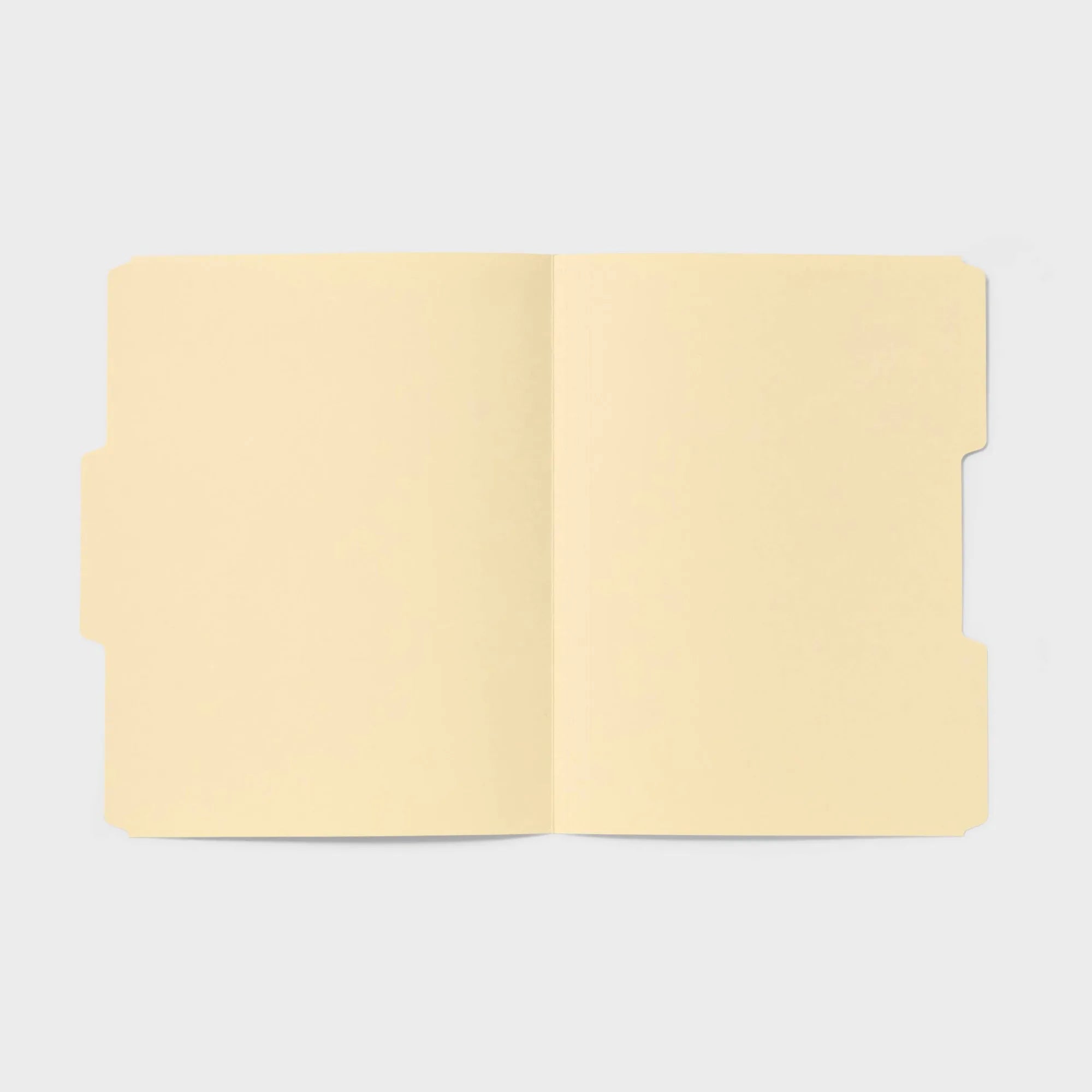 36pcs Manila File Folders With Top Tabs, Non-Pronged Letter Size, Paper, School Office, Custom Labels, Classic Brown