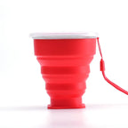 Folding Cups BPA FREE Food Grade Water Cup Travel Silicone Retractable Coloured Portable Outdoor Coffee Handcup