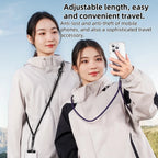 Universal Phone Lanyard with Clip Upgraded Anti-Drop 360° Rotation Adjustable Neck/Crossbody Strap for All Phone Cases