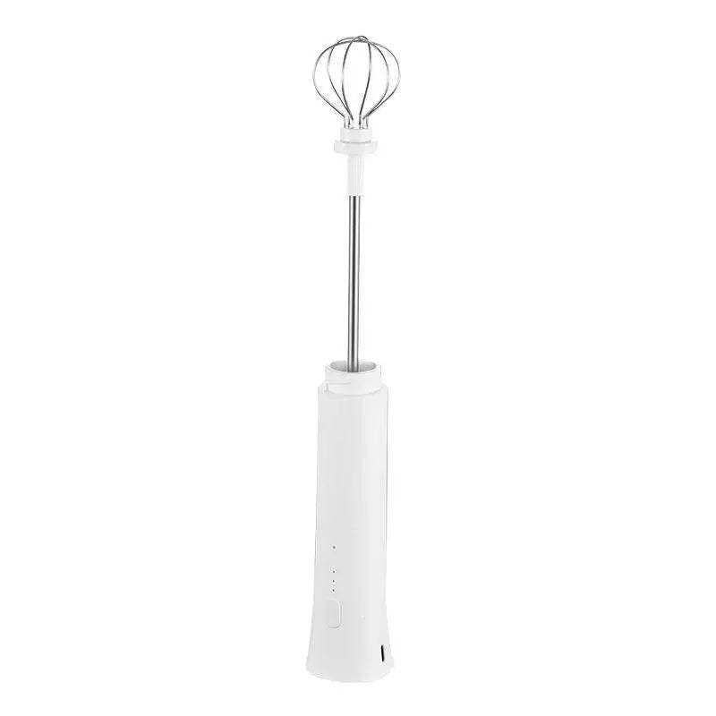 Milk Frother Machine Wireless Electric Mixer, Hands - Free 2 In1 Whisk, 3 - Speed Rechargeable For Baking/Coffee Frothing