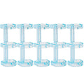 Loose Leaf Binders 5 Colors 3-hole Book Rings Translucent Binding Spines Combs Snap Split for DIY Diary Scrapbook School Supply