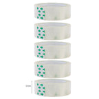18/12/8mm Transparent Adhesive Tape Pack Tools Stationery Office School Supplies Students Adhesive Tape Packing Present Flower