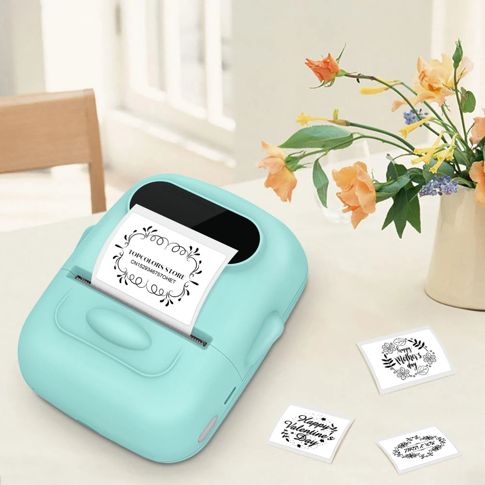 Portable Label Printer Marklife P50 Mini Printer Thermal Label Maker Self Adhesive Sticker Machine Similar as M110 M220 Printer
