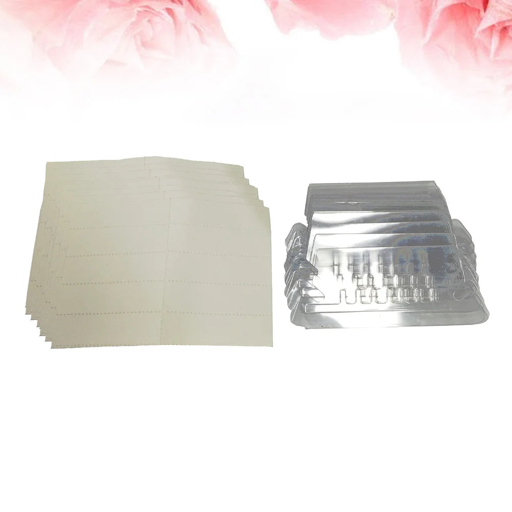 200pcs Plastic Tags Hanging File Folder Bright Color Wide Opening For Home Office Document Organizer File Holder