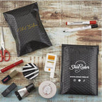 50pcs Poly Bubble Envelope Bags with Logo Printed Padded Shipping Envelopes With Bubble Mailing Bag Shipping Gift Packages Bags