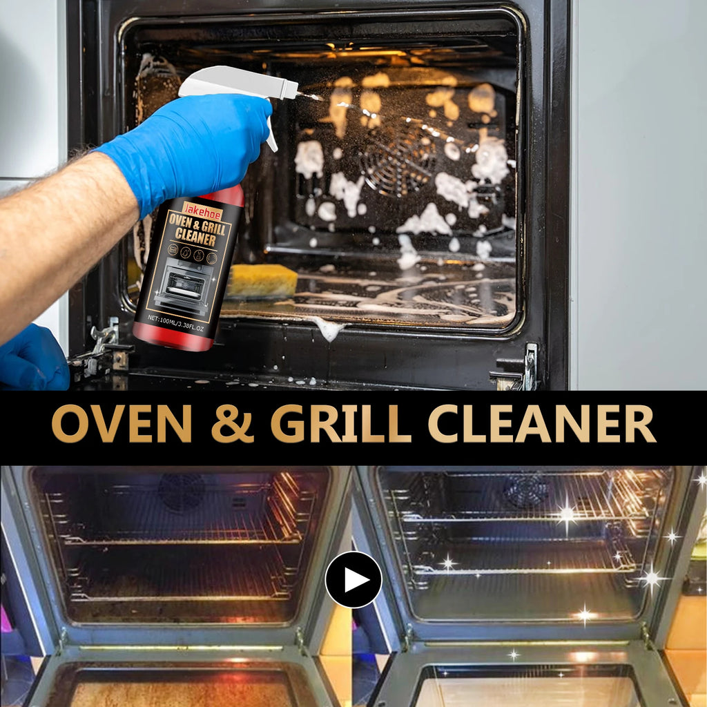 Kitchen Oven Cleaning Foam Spray Powerful Heavy Oil Stain Remover Multi Purpose Cleaner for Grill Stove Cookware Cleaning Tools