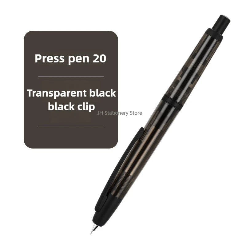JINHAO 20 Press Fountain Pen Retractable EF/F Nib Plastic With Clip School Supplies PK 10 A1 Stationery Writing Ink Converter